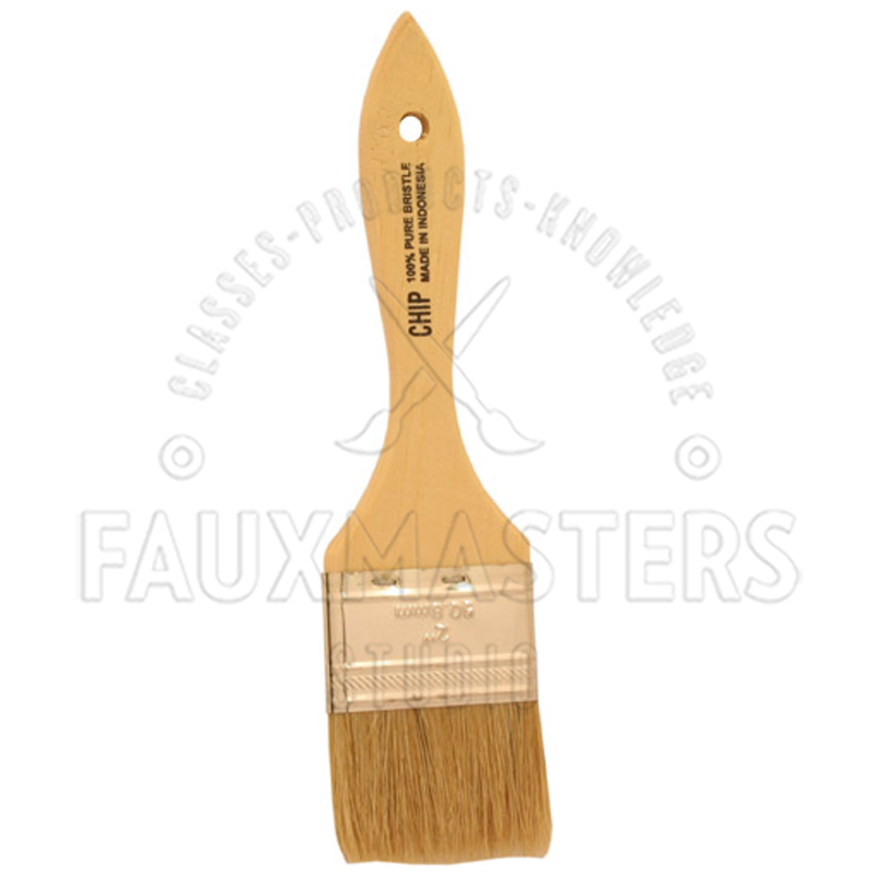 65 Better Grade, More Substantial White Bristle Paint or Chip Brushes